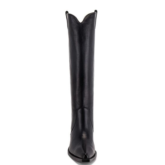 ANINE BING Tall Tania Leather Boots - 39 Black - Picture 4 of 5